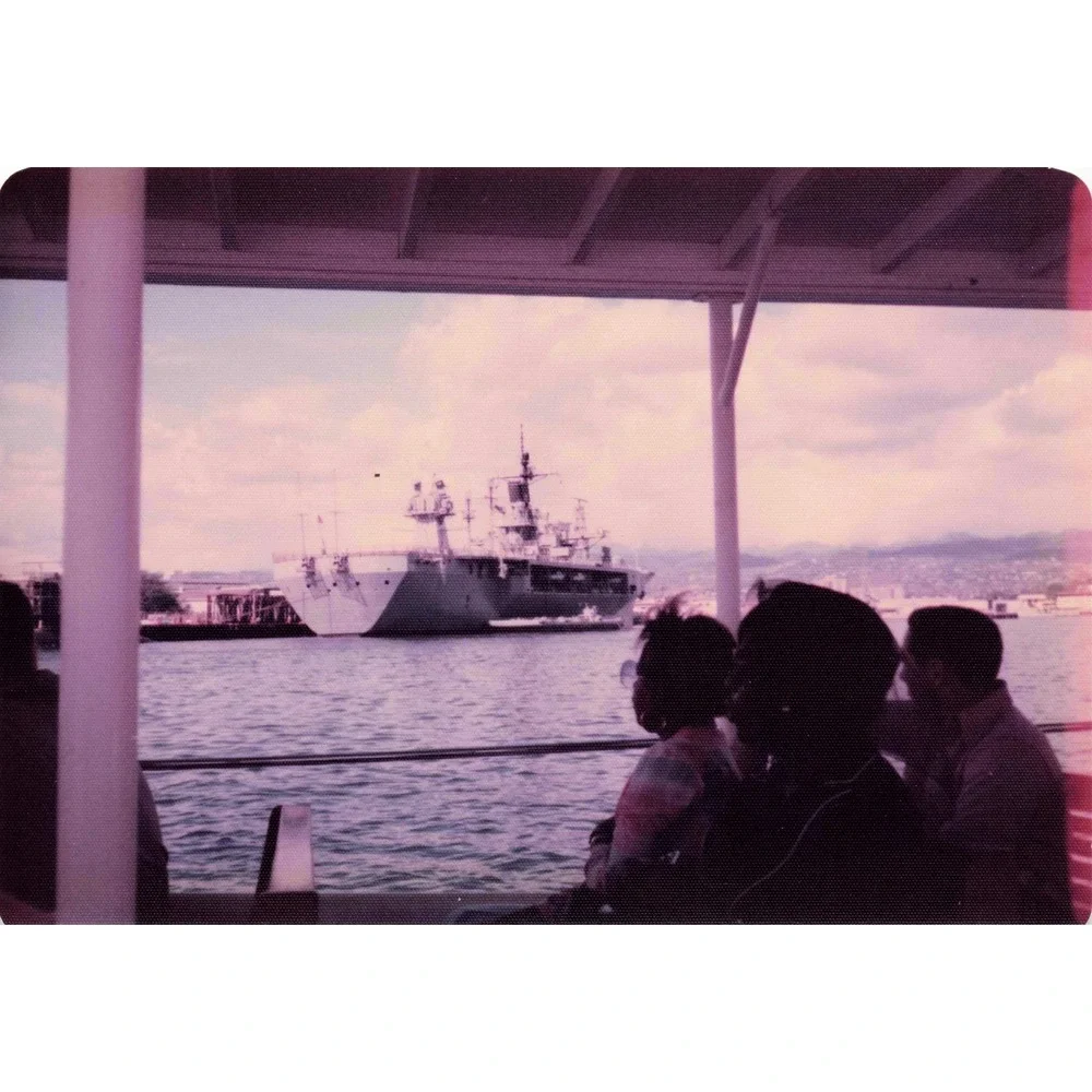 Vintage 1970s Pearl Harbor Hawaii Navy Ships Tour Boat Photo Lot of 8 - Picture 4 of 8